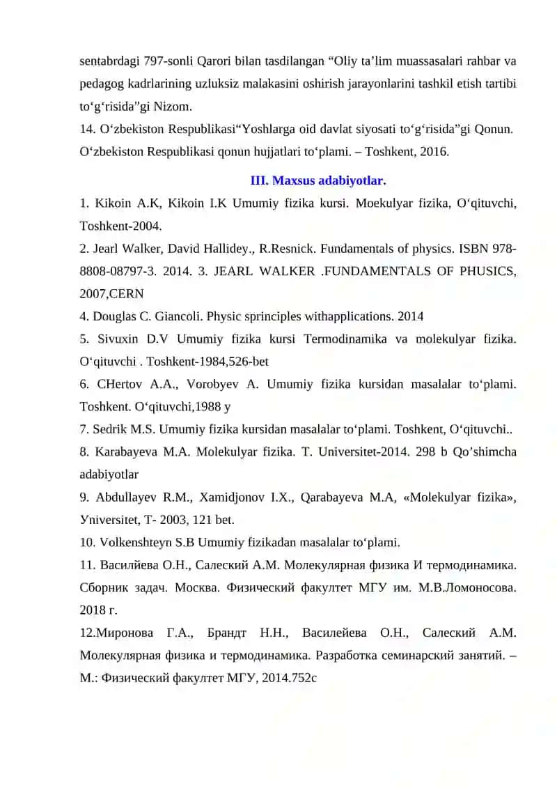 O‘ZBEKISTON RESPUBLIKASI PREZIDENT ASARLARI 2