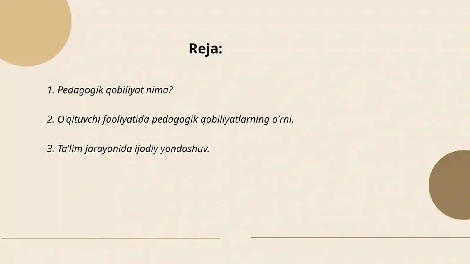 O'qituvchi faoliyatida pedagogik qobilyat 2