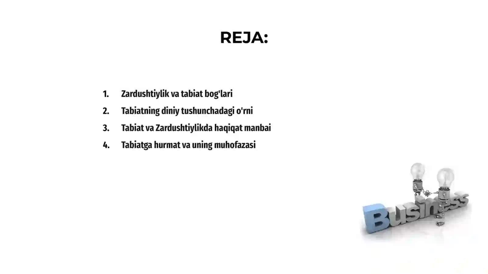 Zardushtiylikda tabiatning shug'ullanishi 2