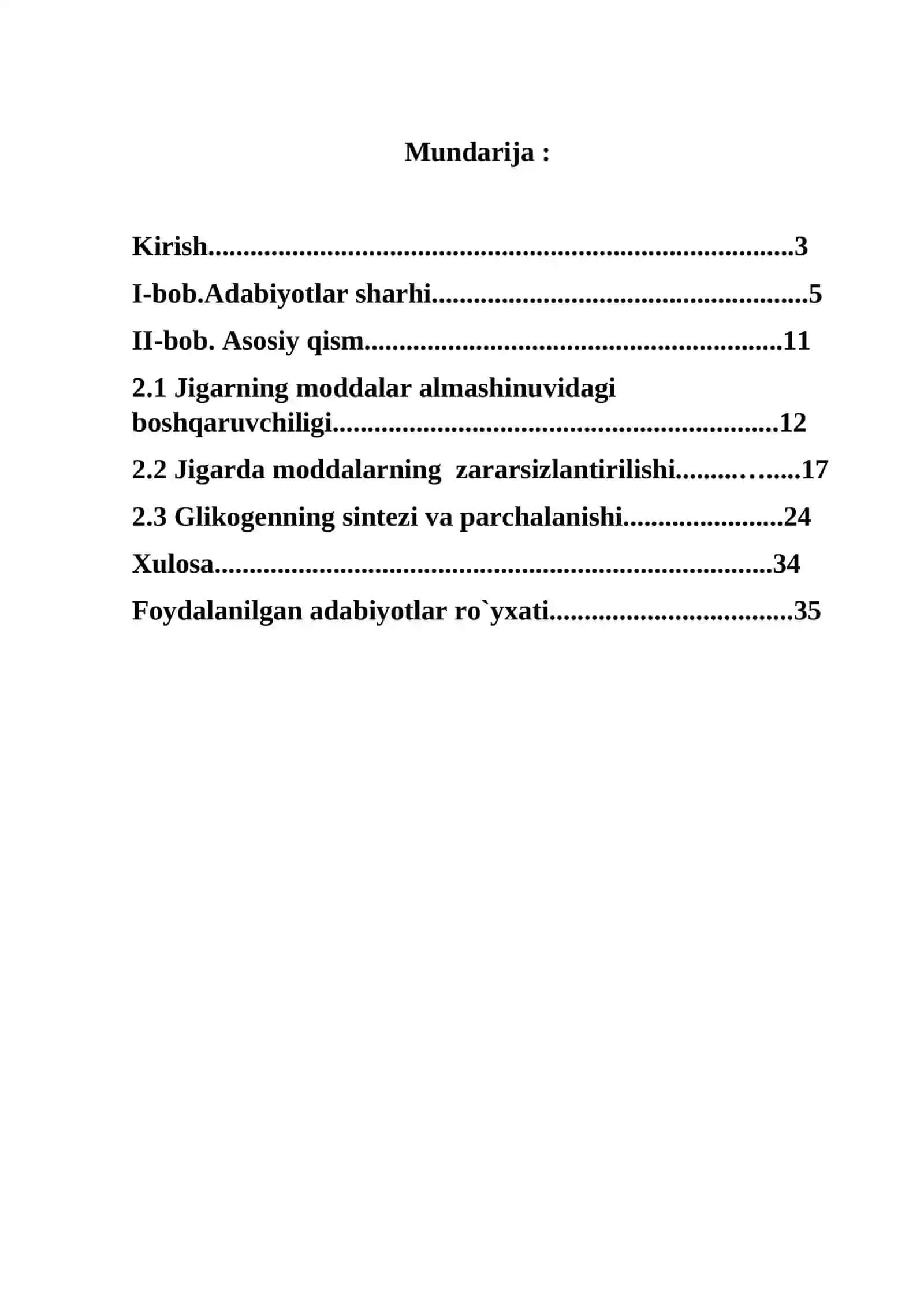Jigarda glikogen sintezi KURS ISHI 2