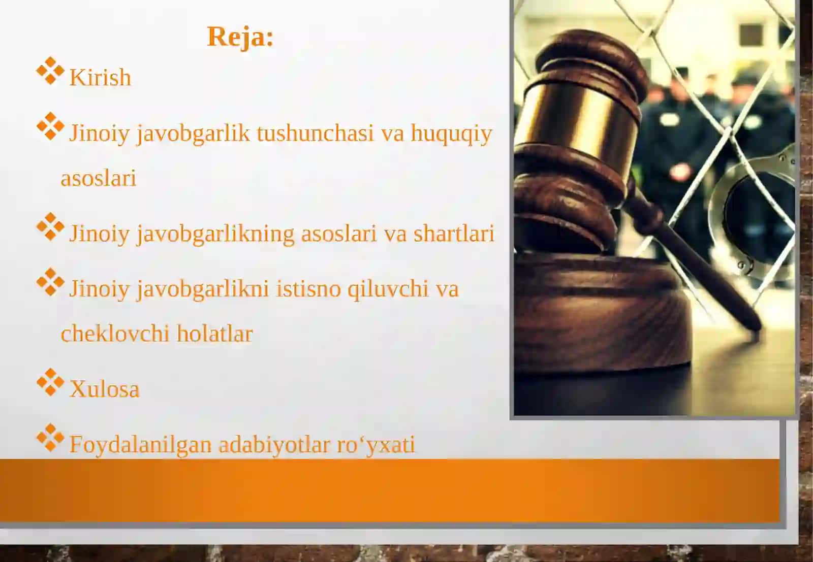 Jinoiy javobgarlik va uning asoslari 2
