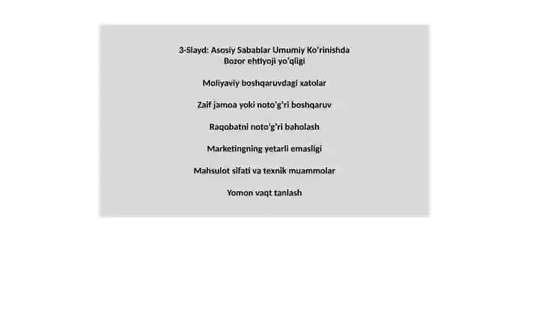 Startaplarning barbod bo‘lish sabablari 2