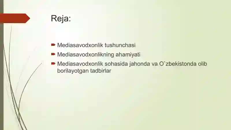 Mediasavodxonlikning asosiy tushunchalari va ahamiyati 2