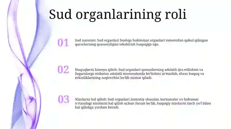 Sud Organlar Faoliyati 2