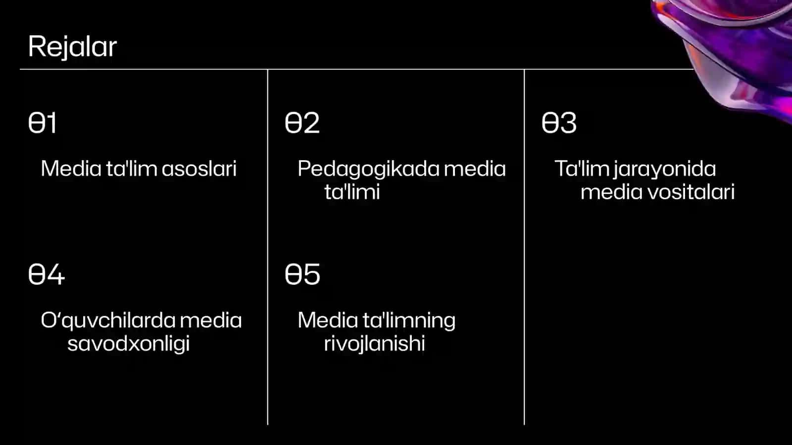 MEDIA TA'LIM NAZARYASINING PEDAGOGIKADAGI O'RN 2