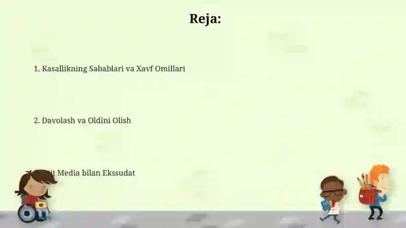 Otit Media bilan Ekssudatning Ta'rifi 2