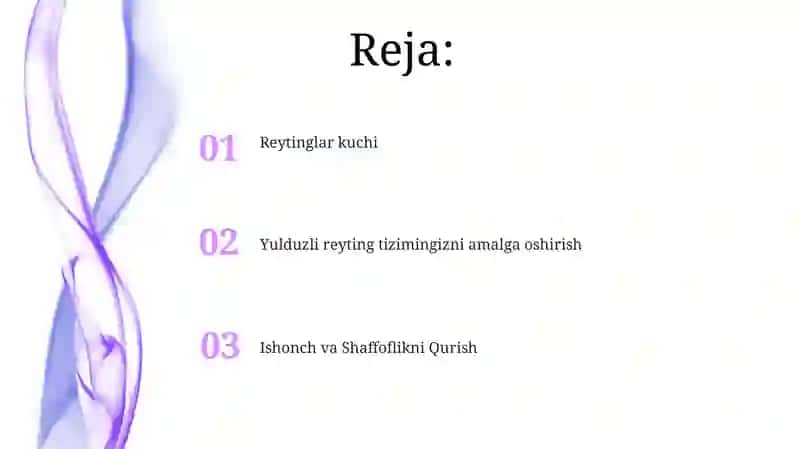Ishonch va Shaffoflikni Qurish 2