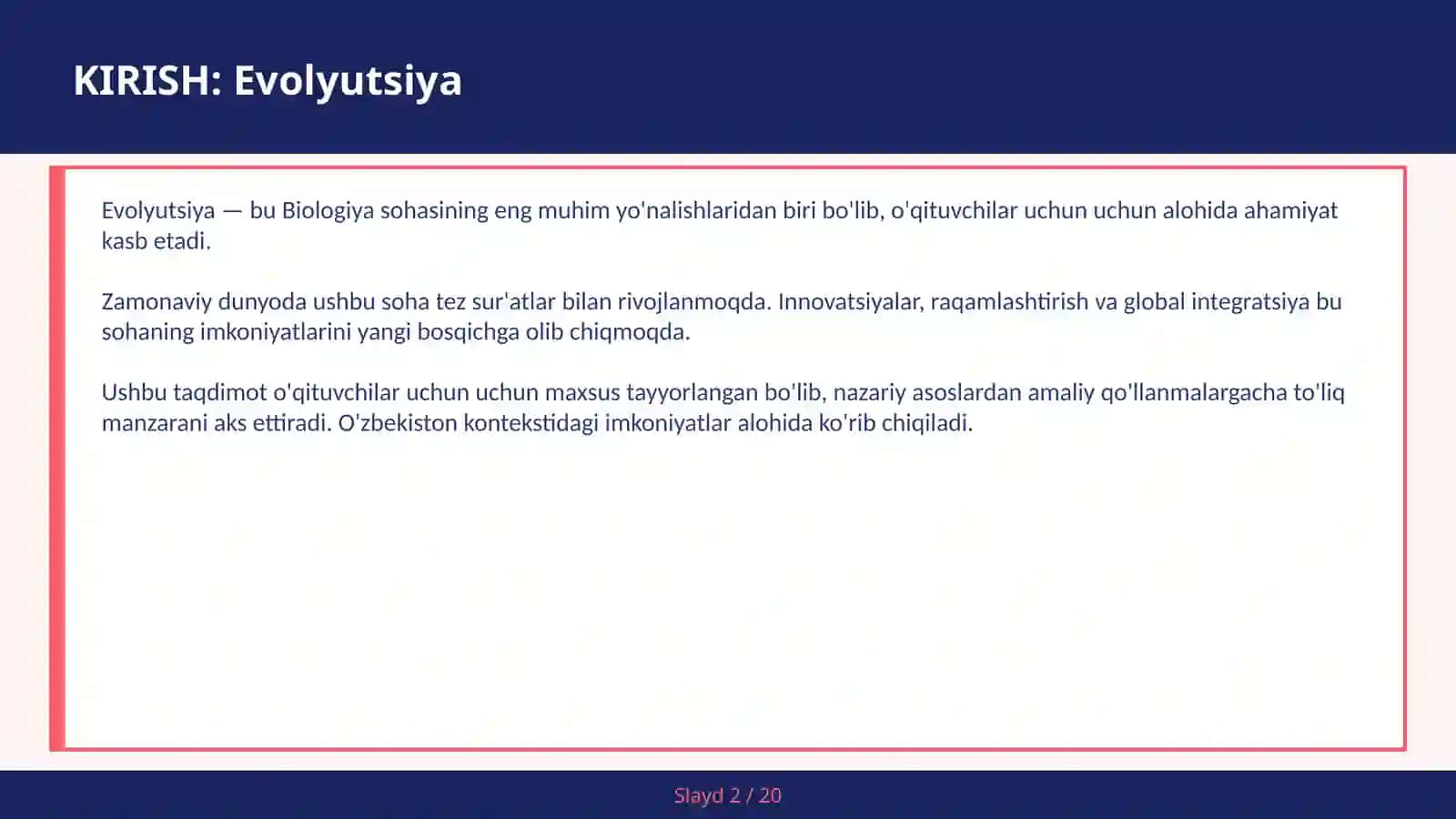 Evolyutsiya 2