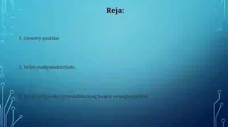 Oʻzbekiston Respublikasi taʼlim toʻgʻrisidagi qonuni 2