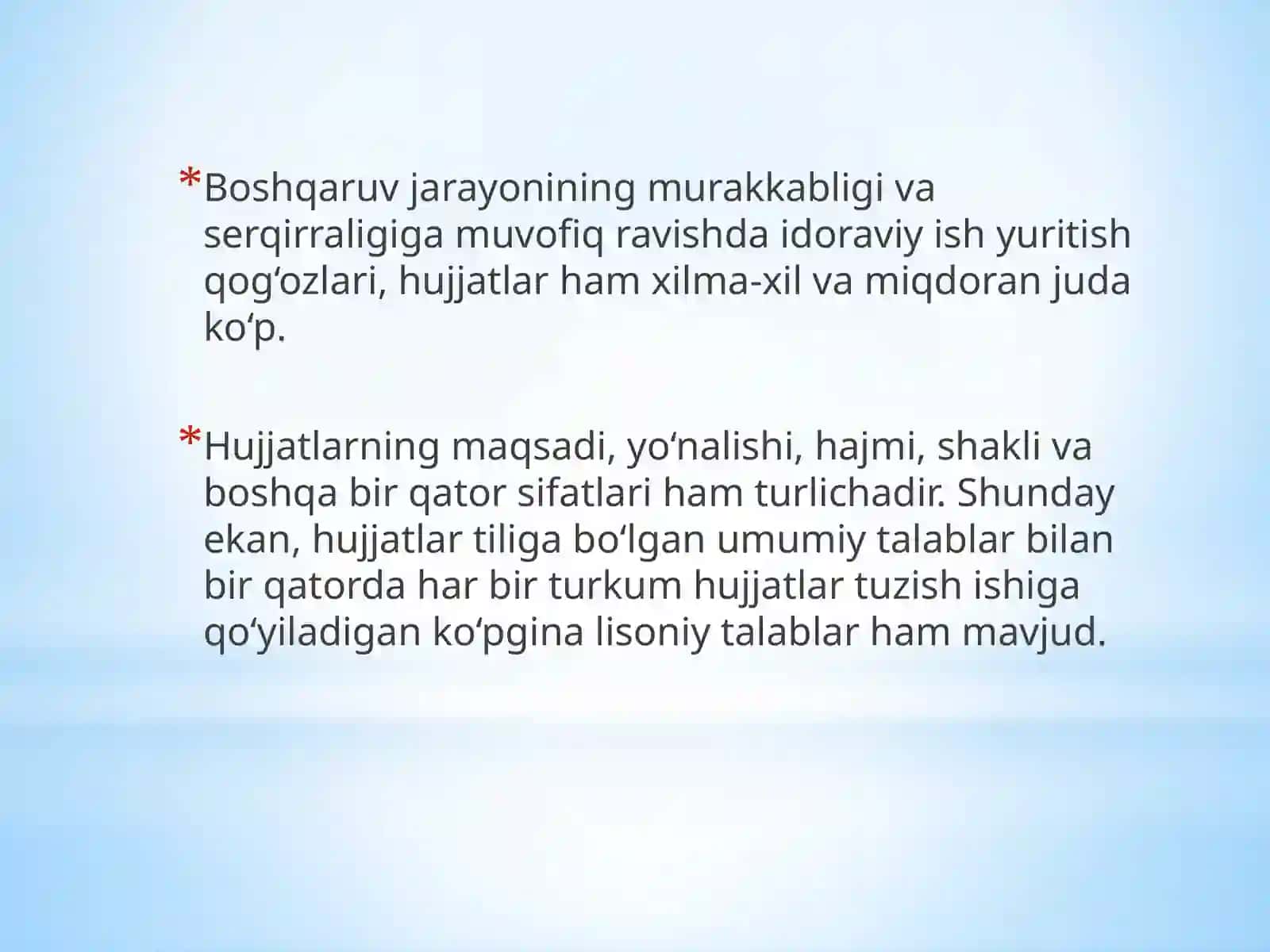Hujjatturlarivaxususiyatlari 2