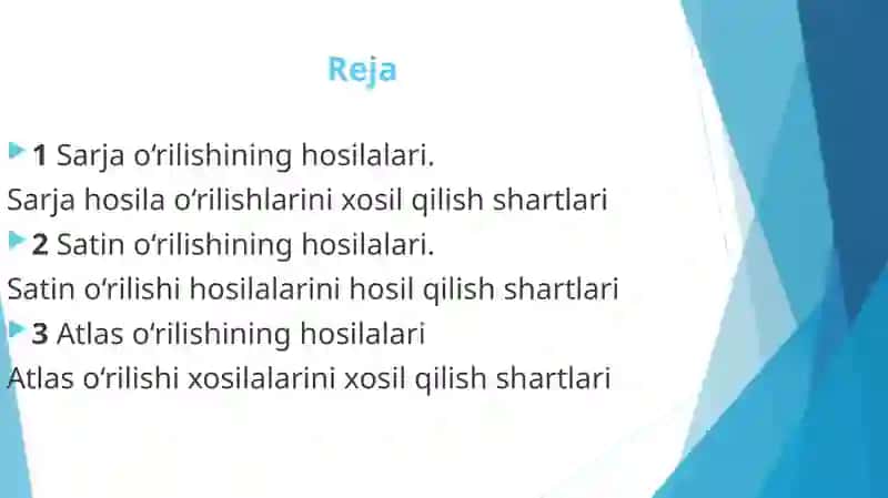 HOSILAOʻRILISHLARNIHOSIL QILISH SHARTLARI 2