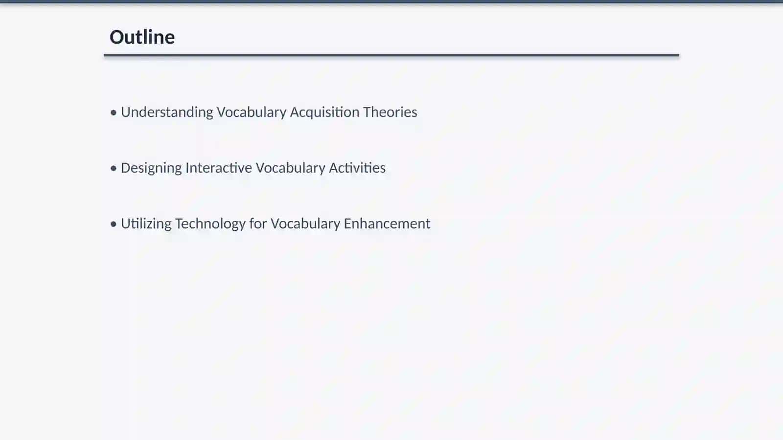 Vocabulary Acquisition Theories 2