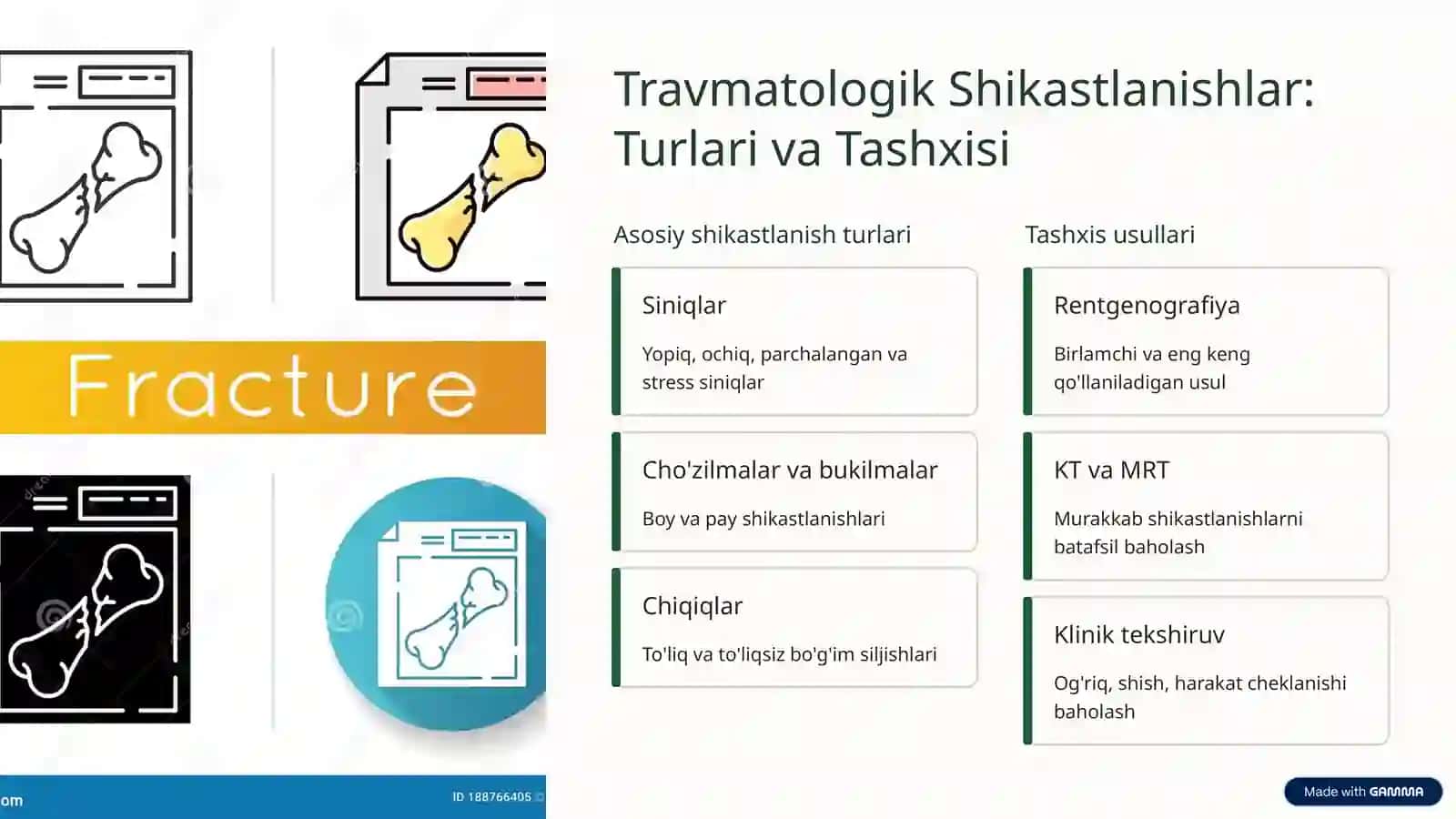 Travmatologik va Ortopedik Bemorlarni Davolash va Reabilitatsiyasi 2