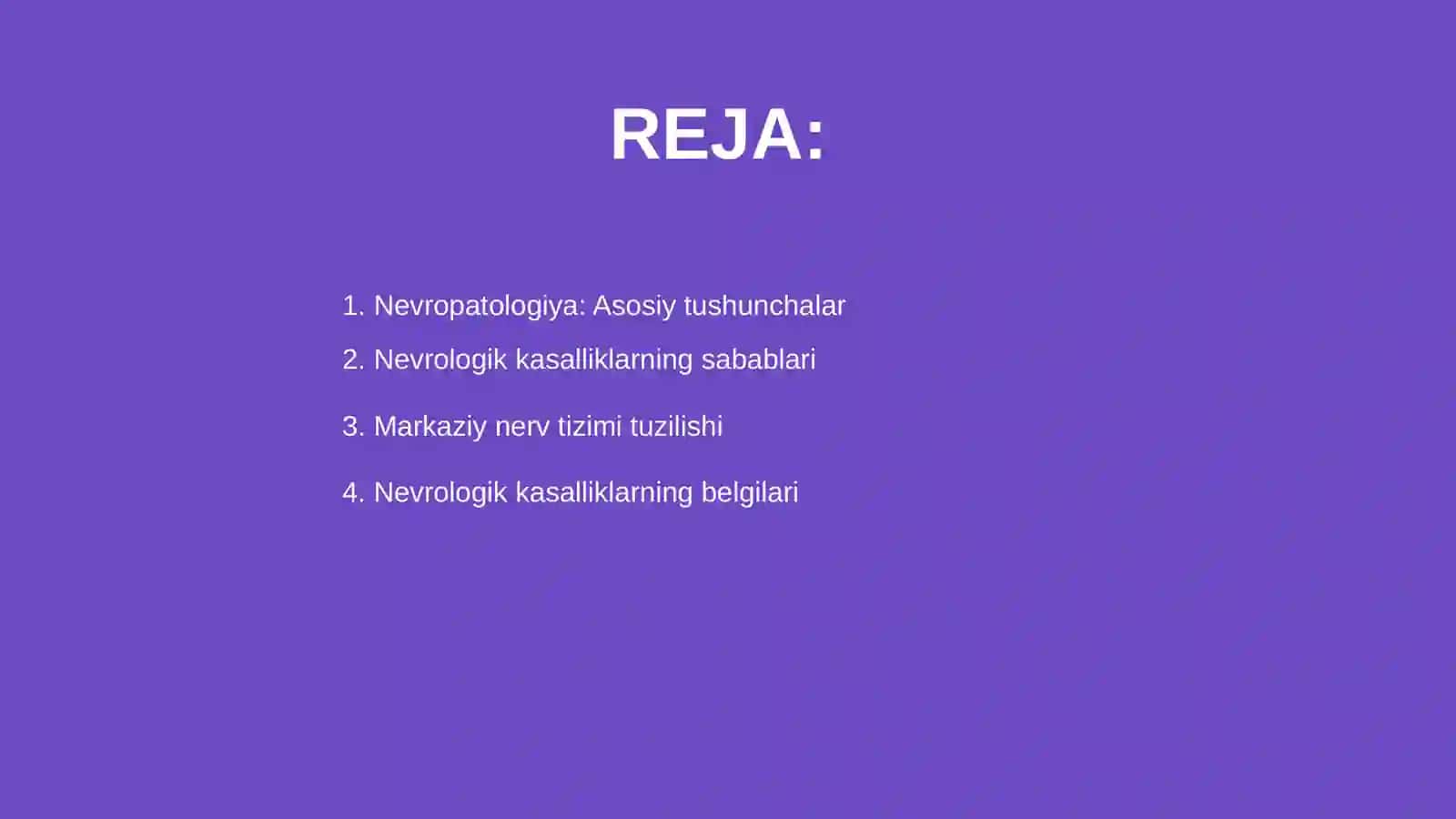 Nevropatologiya haqida umumiy ma'lumot 2