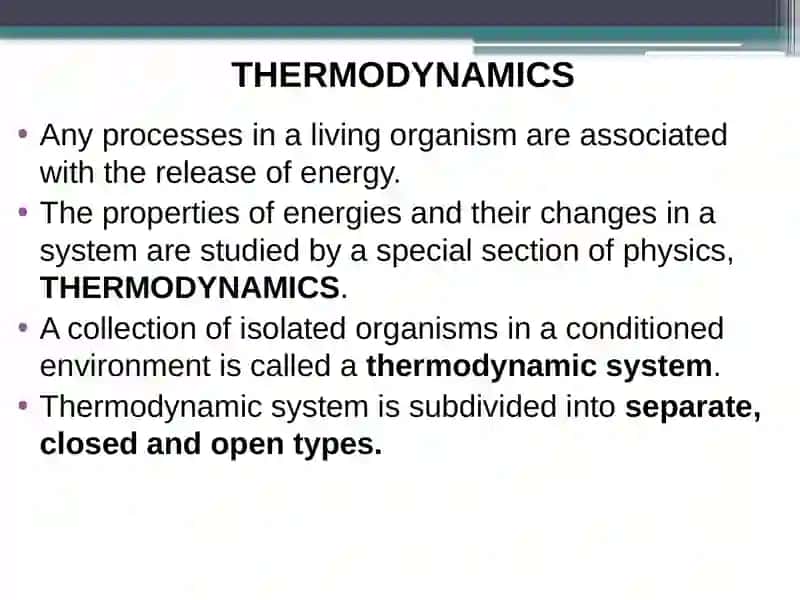 Metabolism and Energy. Thermoregulation 2