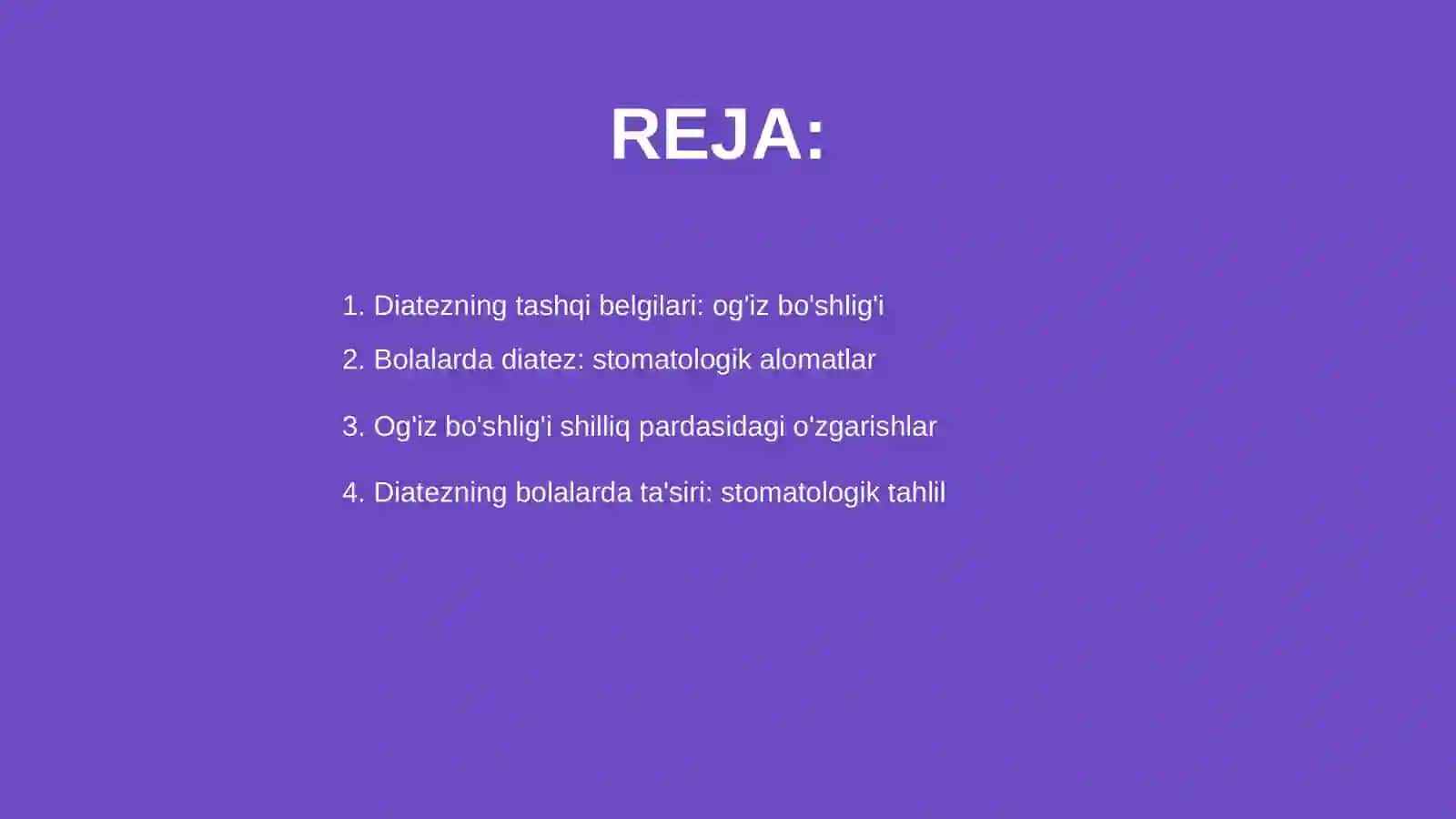 Bolalardagi diatezlarda og'iz bo'shlig'idagi o'zgarishlar 2