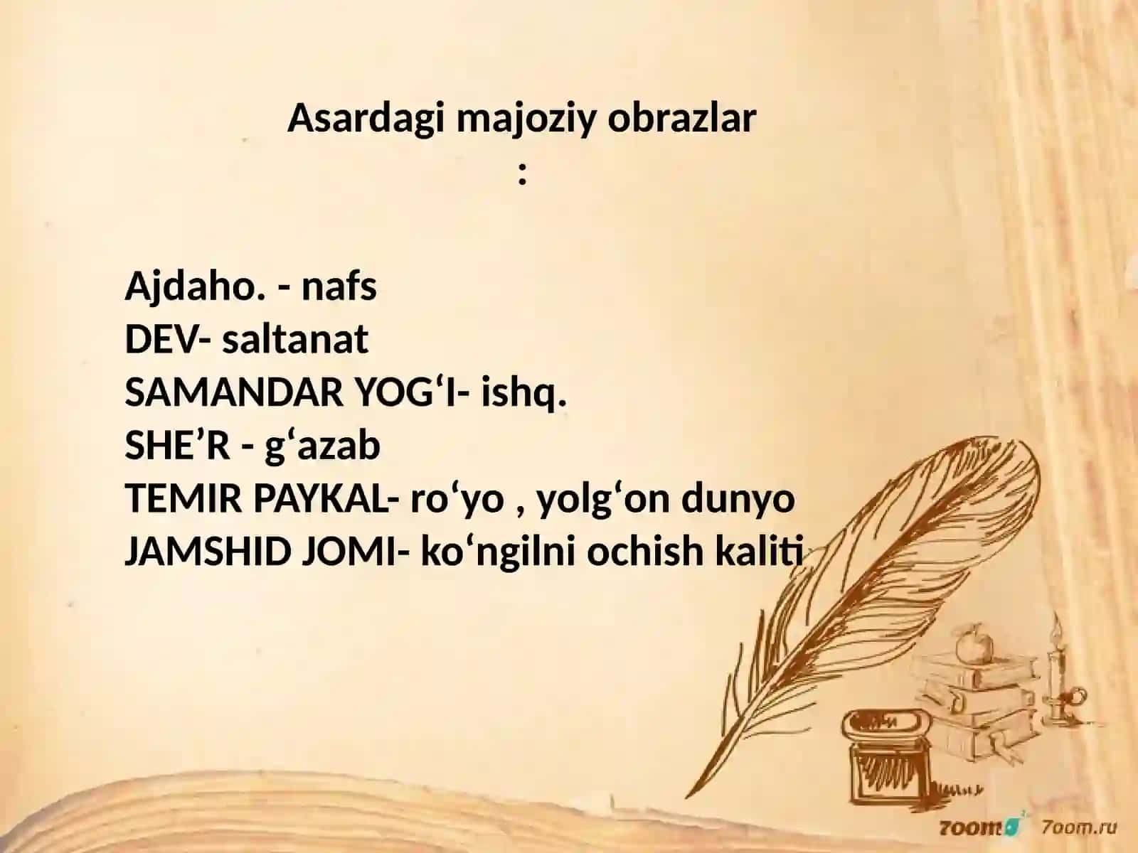 FARHOD VA SHIRIN DOSTONI TAHLILI 2