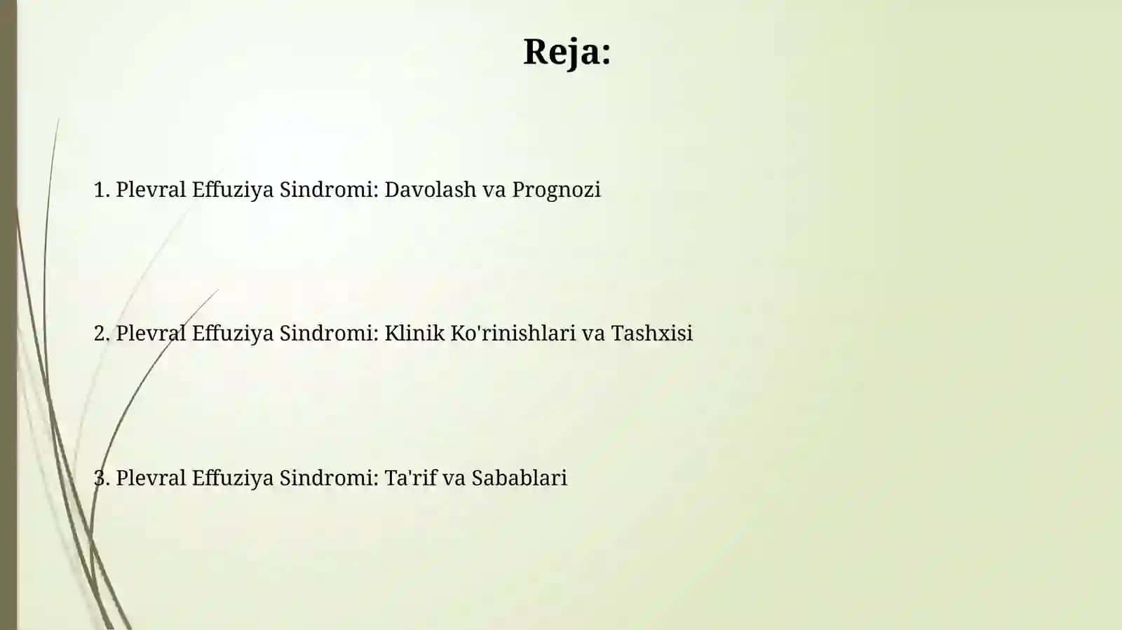 Plevral Effuziya Sindromi: Davolash va Prognozi 2