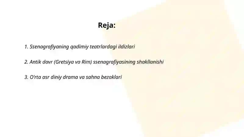 Ssenagrafiyaning yuzaga kelishi 2
