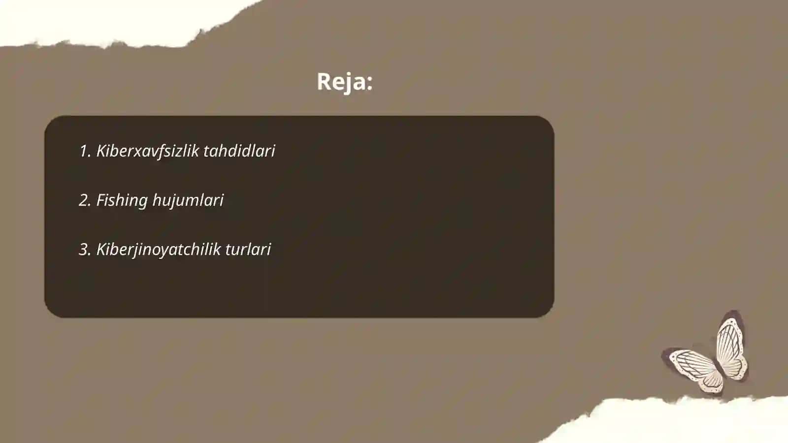 Kiberxavfsizlik tahdidlari 2