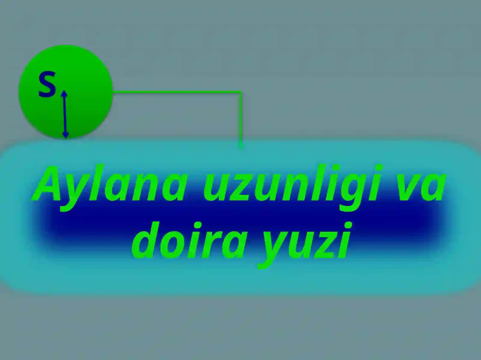 Aylananing uzunligi va doirayuzi 2