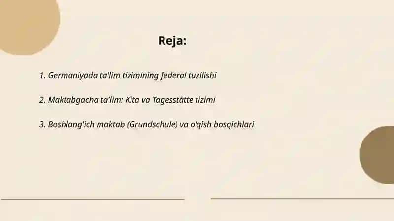 Germaniya ta'limi tizimi 2