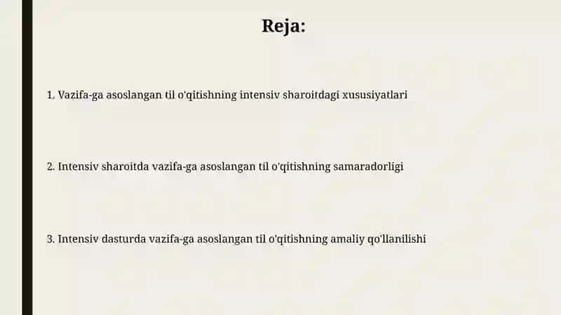 Vazifa-ga asoslangan til o'qitish 2