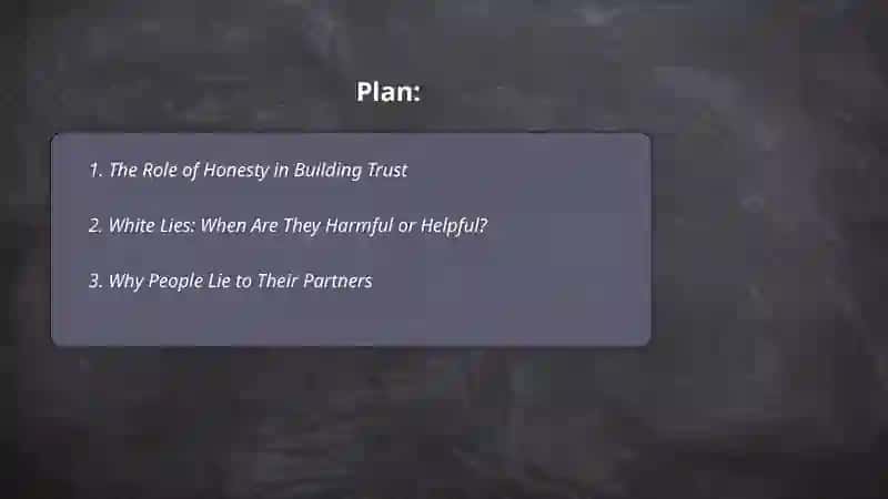 Relationship: Truth and lies 2