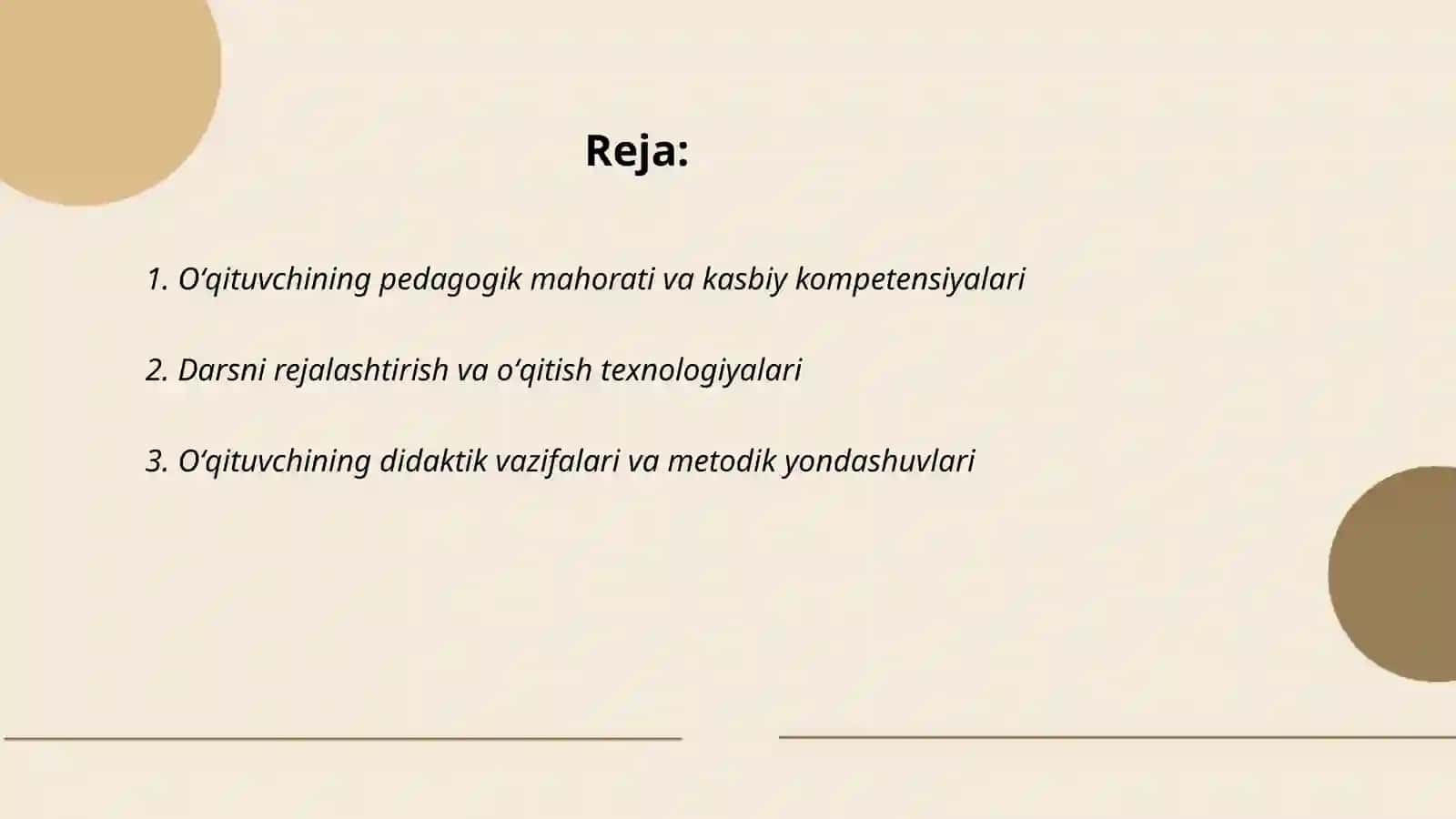Oʻqituvchining pedagogik mahorati va kasbiy kompetensiyalari 2