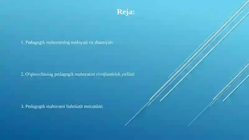 Pedagogik mahorat 2