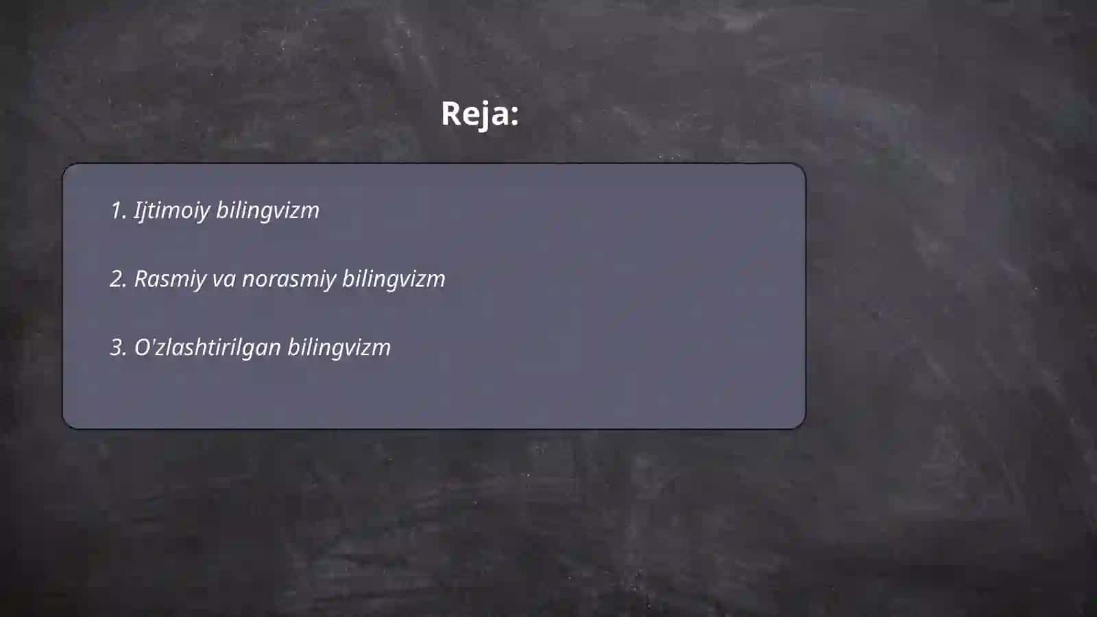 Ijtimoiy bilingvizm 2