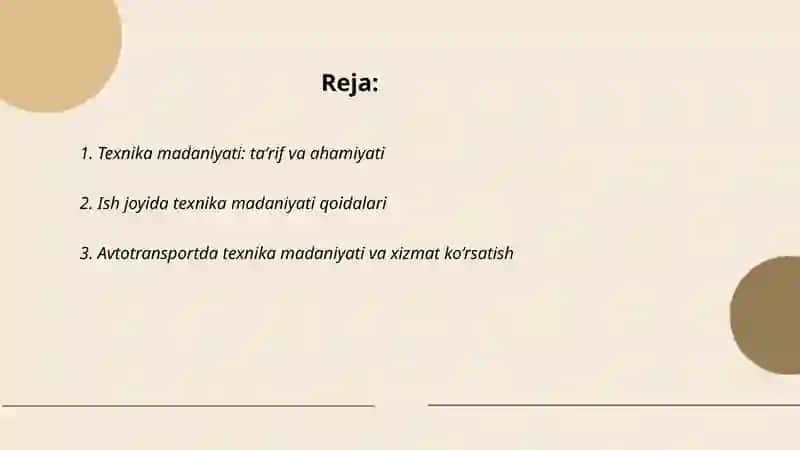 Texnika madaniyati 2