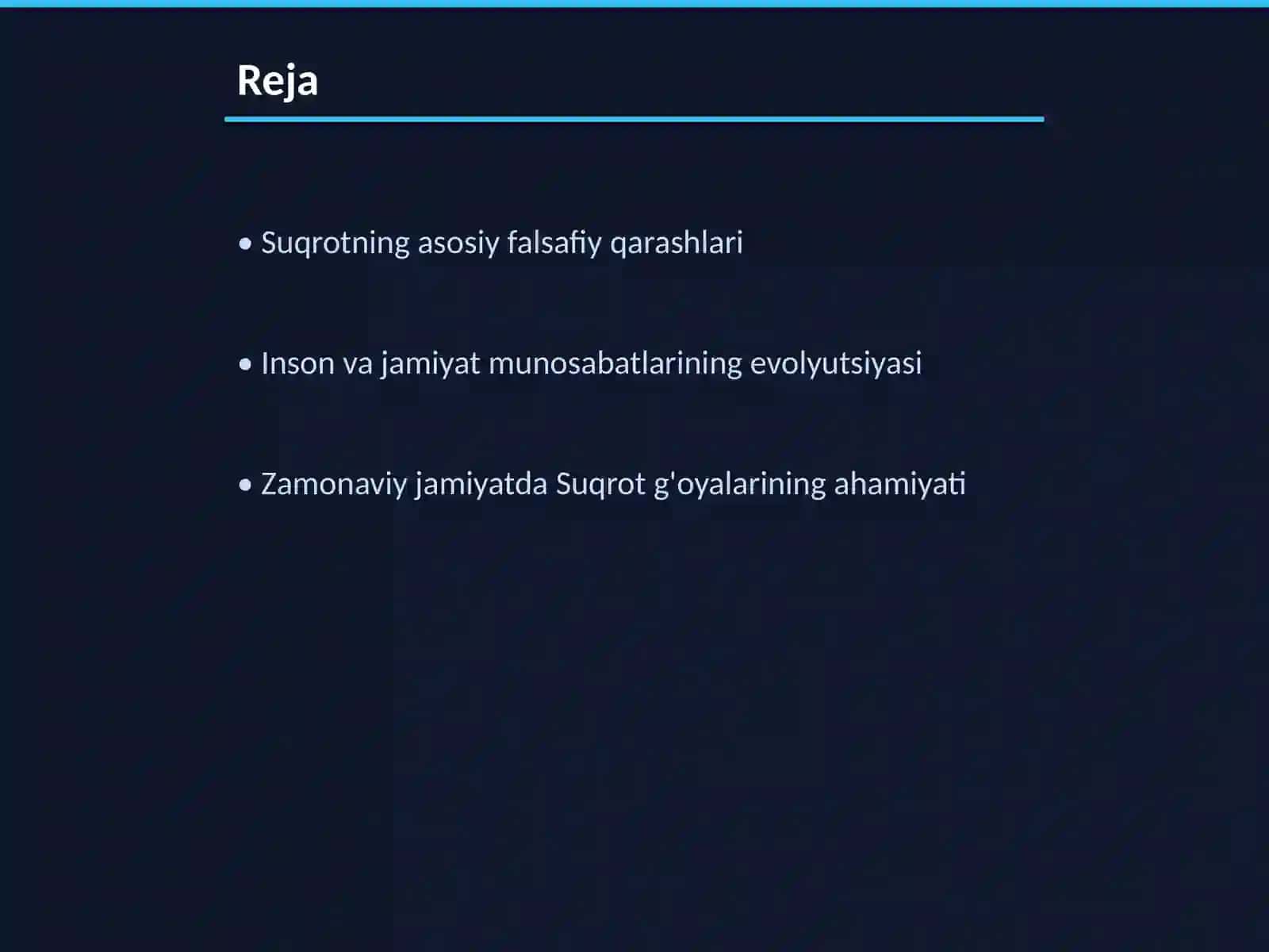 Suqrotning jamiyat va inson ôzaro munosabatlari 2