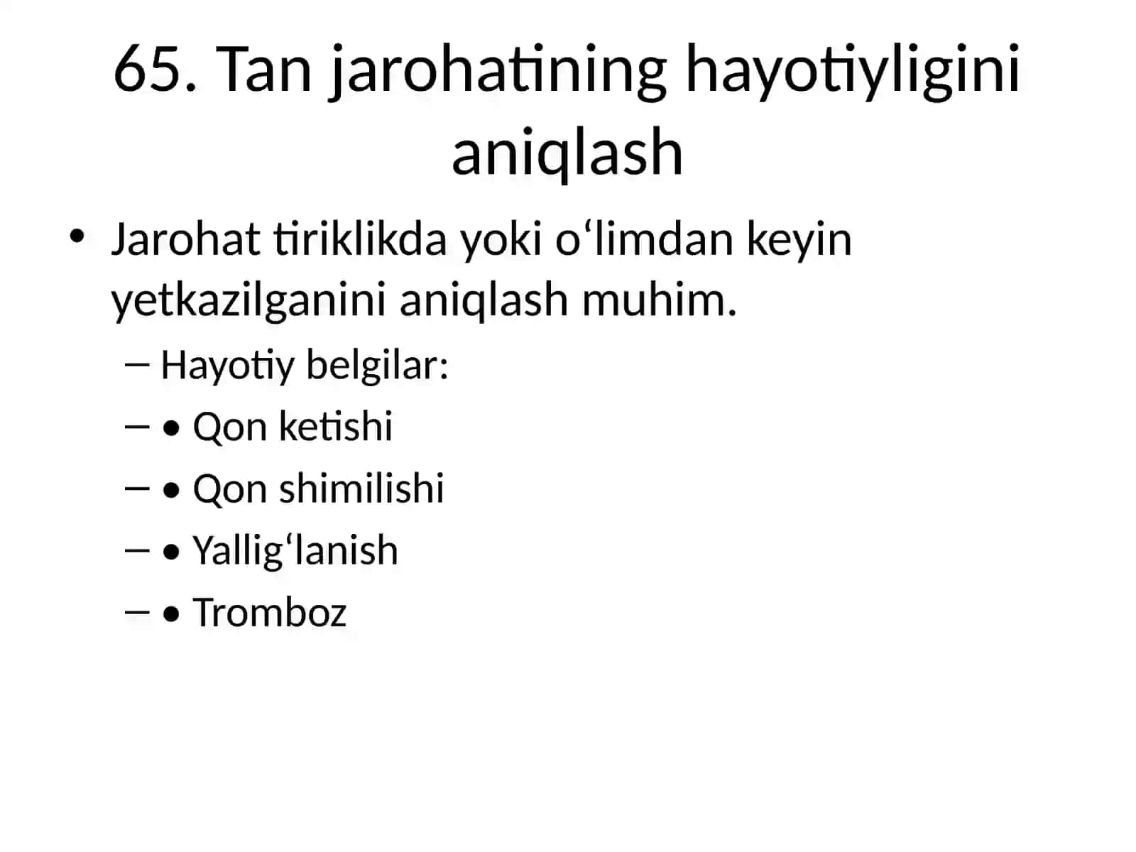Mexanik jarohatlar 2