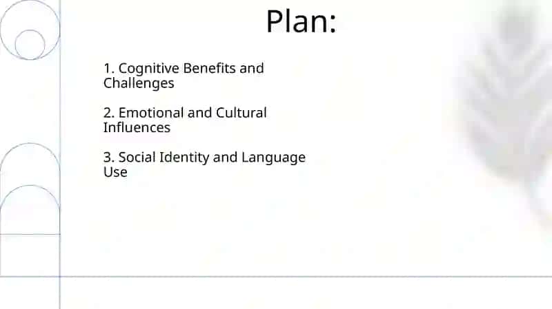 Social and psychological aspects of bilingualism 2