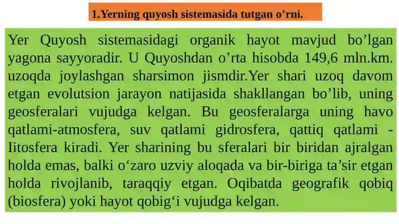 YERNING UMUMIY XARAKTERISKASI 2