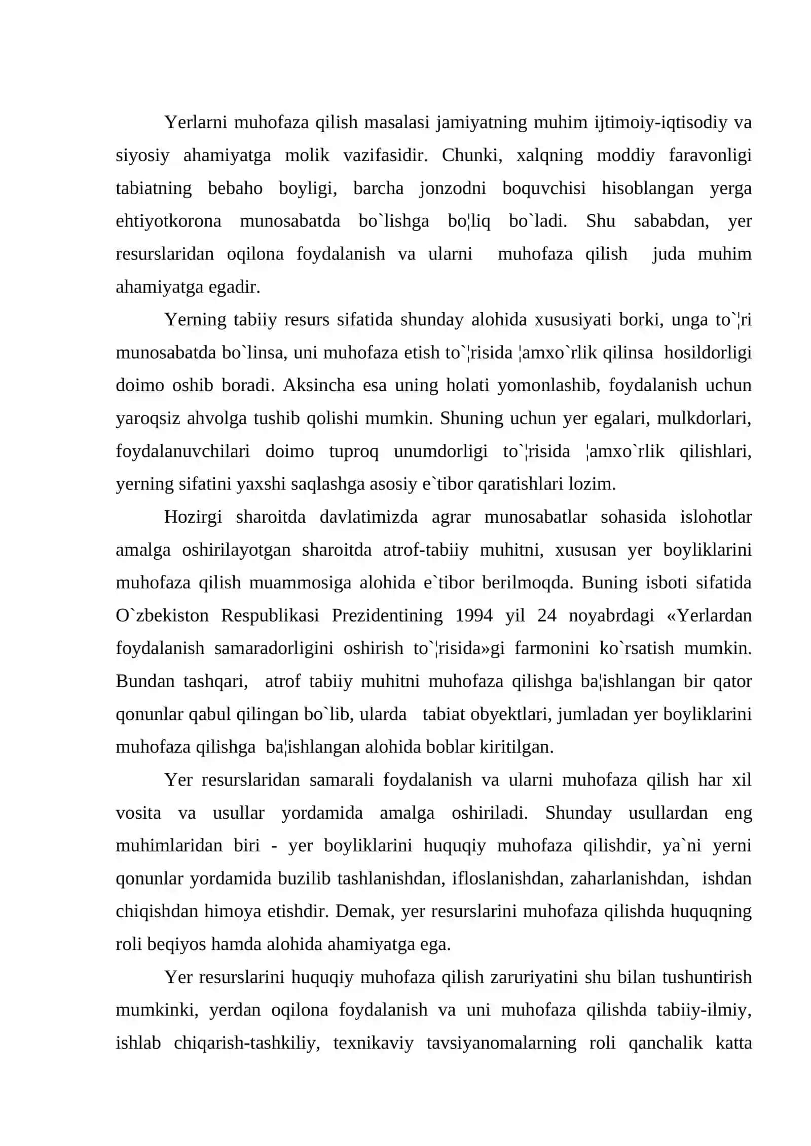 Yerni huquqiy muhofaza qilish 2