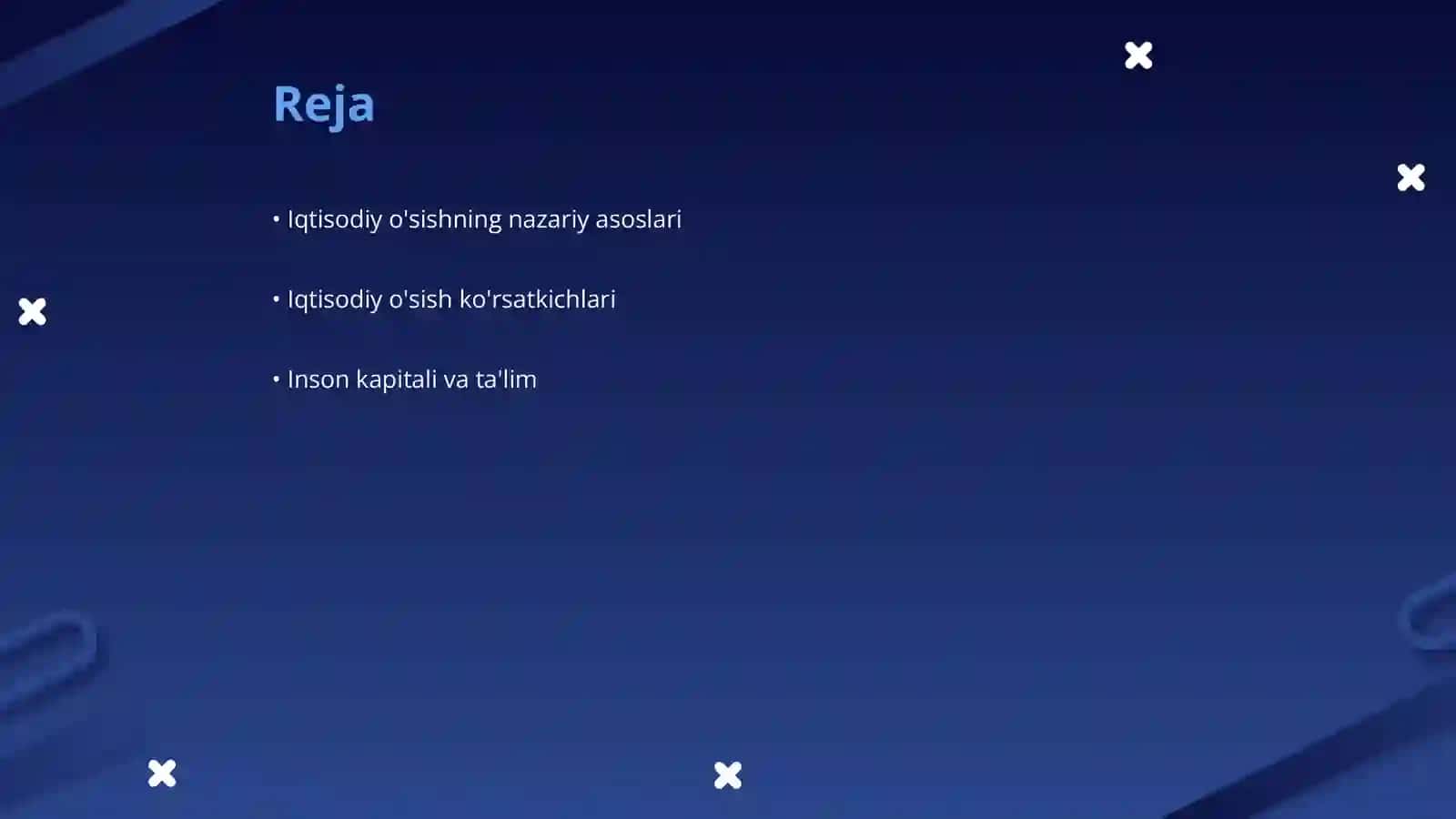 Iqtisodiy o'sish omillari 2