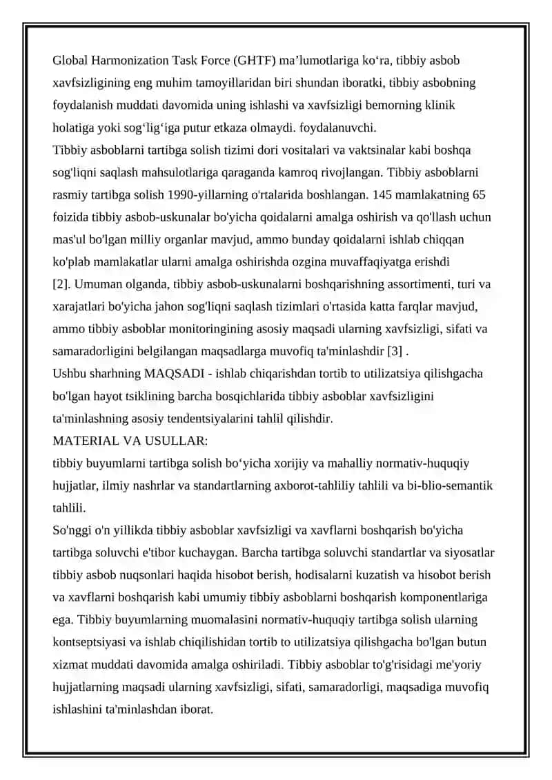 Tibbiy asboblar 2