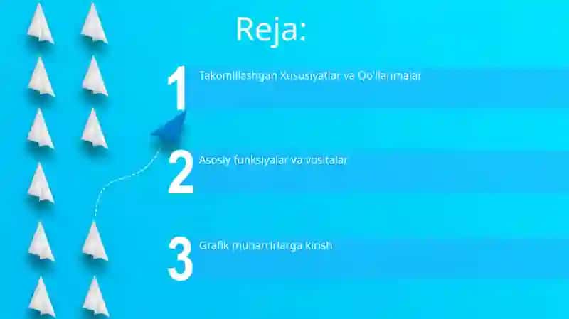 Grafik muharrir va uning vazifasi 2
