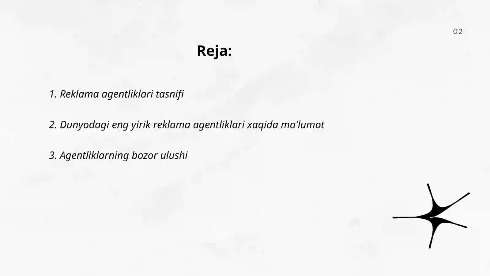 Reklama agentliklari tasnifi 2