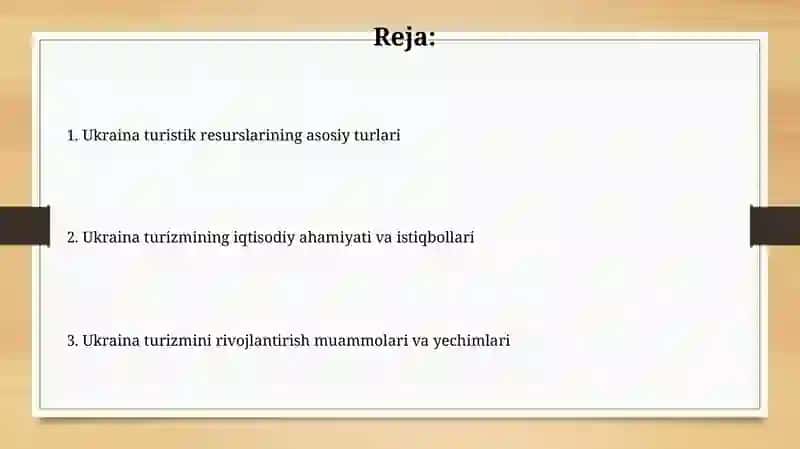 Ukrainaning turistik resurslari 2