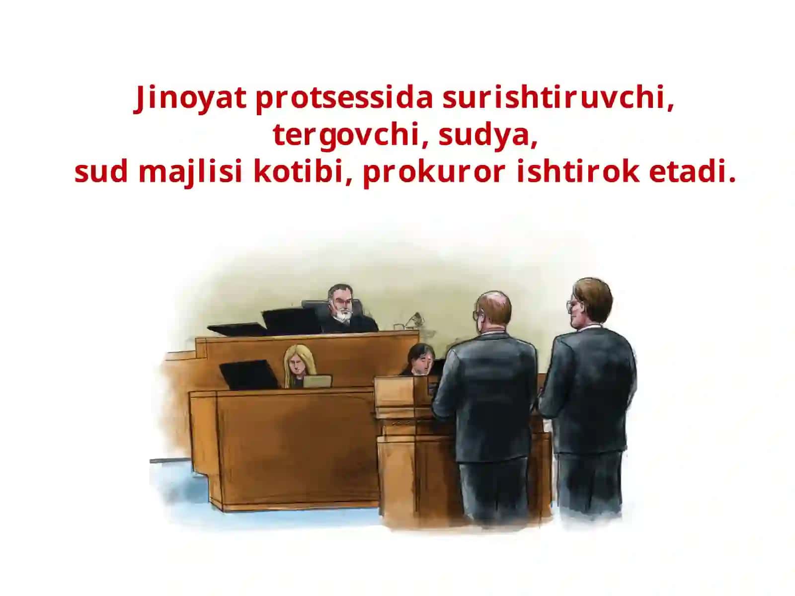 Jinoyat protsessi ishtirokchilari 2