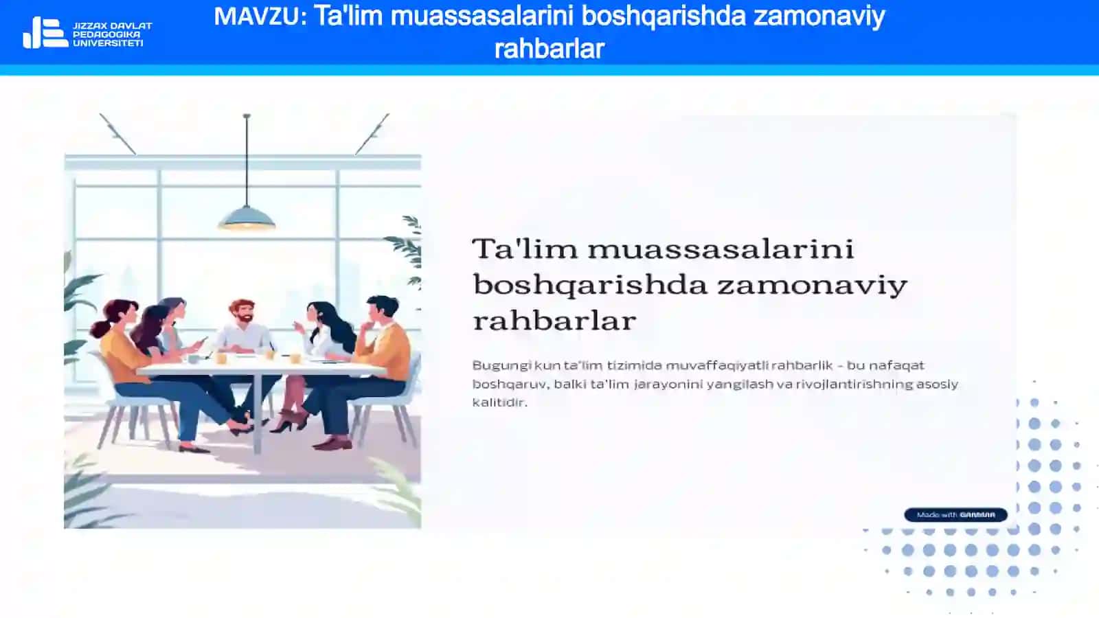 Ta'lim Menejmenti 2