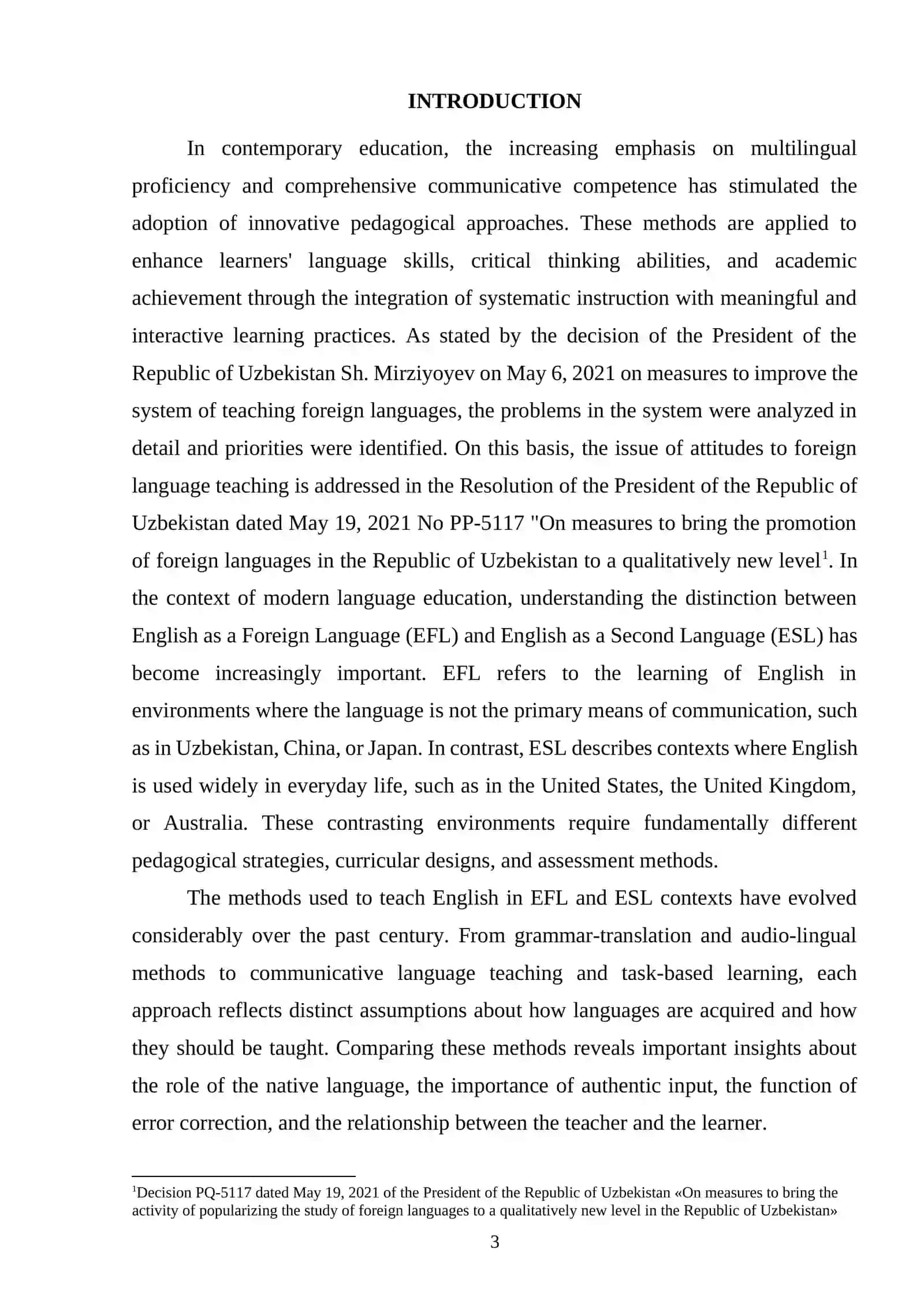 Comparison of EFL and ESL teaching methods 2