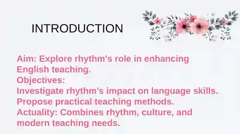 Rythmopedia in Teaching English: A Cultural and Linguistic Approach 2