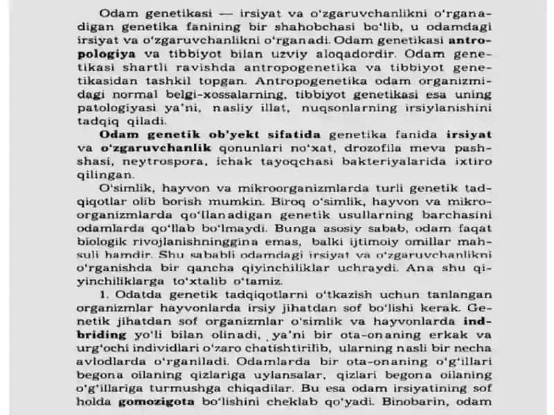Odam genetikasi 2