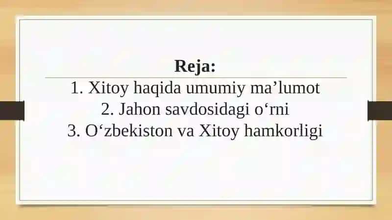 Xitoy Xalq Respublikasi jahon siyosatida 2