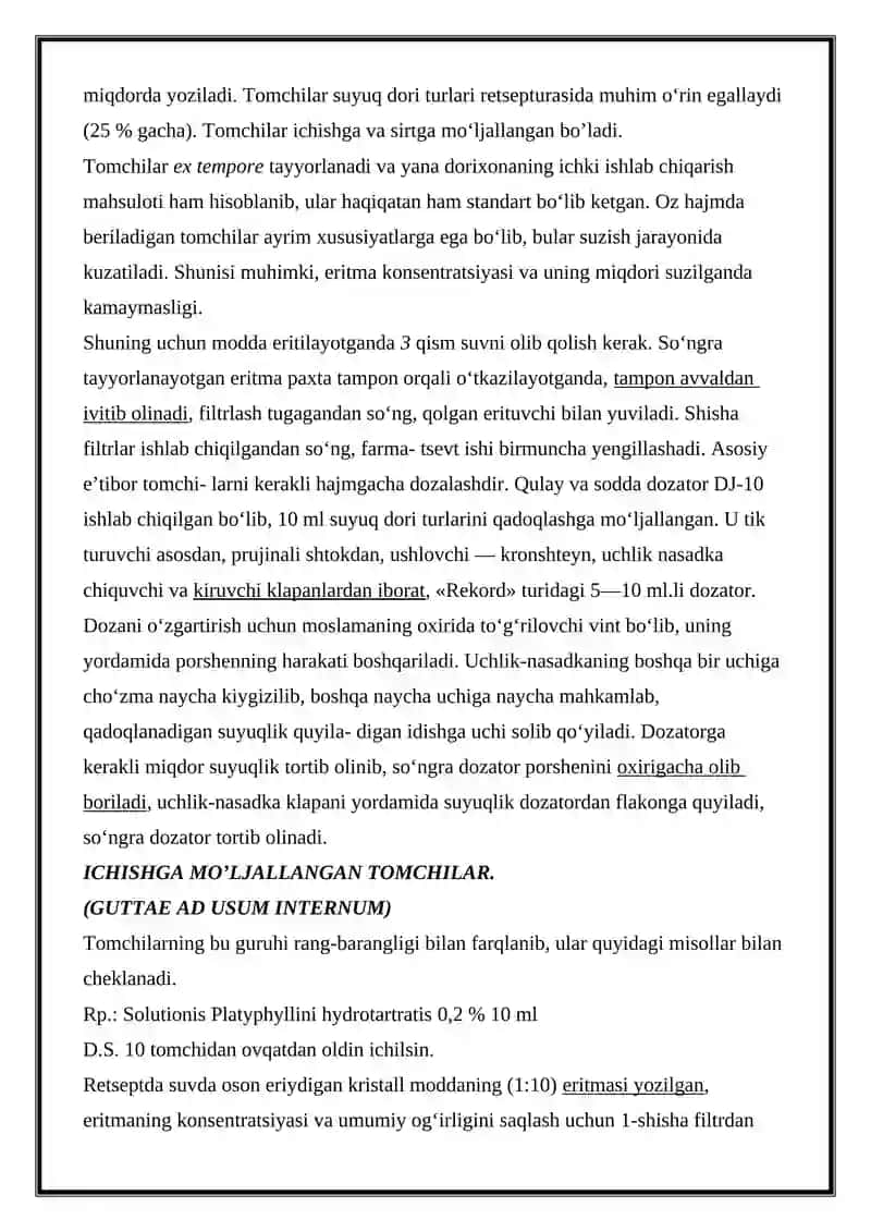 Galen dori vositalari 2