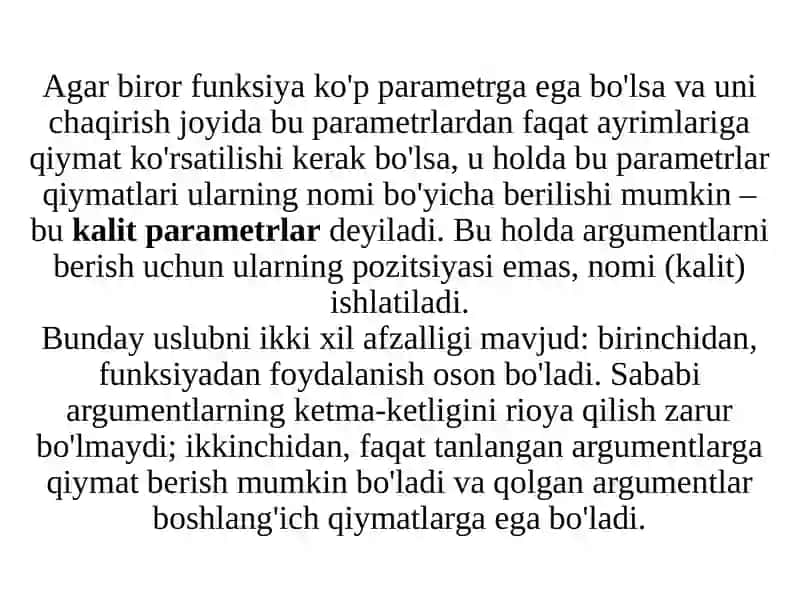 PythondasturlashtilidaKalitargumentlarbilanishlash 2